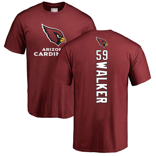 Arizona Cardinals Men Maroon Joe Walker Backer NFL Football #59 T Shirt->arizona cardinals->NFL Jersey